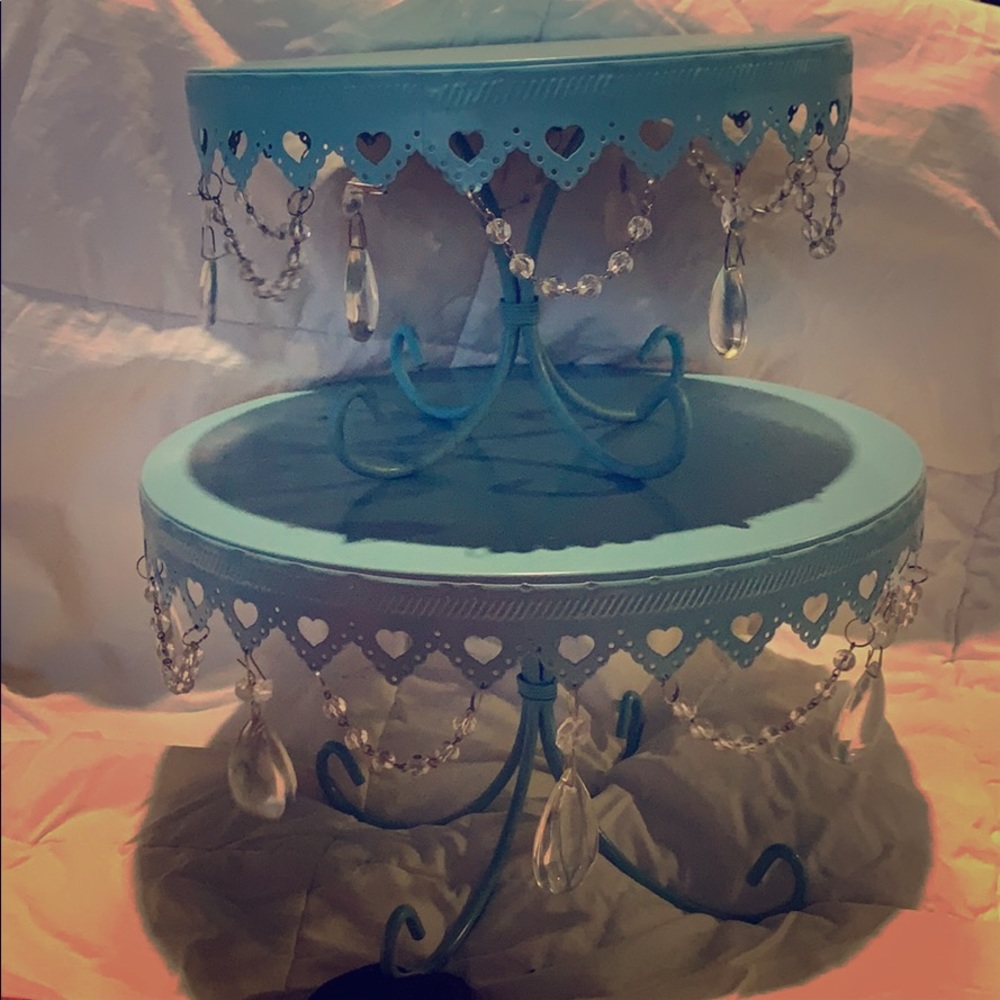 Two cake stands